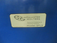LATE!! LAPMASTER WOLTERS MODEL SPL2 SPHERICAL POLISHING & LAPPING MACHINE