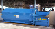 NEDLAND INDUTRIES NC-200 STATIONARY WASTE COMPACTOR W 40YARD CONTAINER RECEIVER
