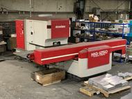NISSHINBO CNC TURRET PUNCH PRESS HIQ-1250, 30 TON CAP. WITH TONS OF TOOLING!!