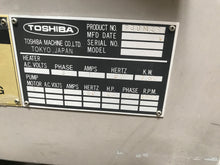 TOSHIBA MODEL ISF 90P VL / 90 TON PLASTIC INJECTION MOLDING MACHINE REF # OC2161