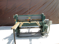 NICE! 4 FOOT 12 GAUGE WYSONG POWER SQUARING SHEAR MODEL 1252 42 WITH ROMBG