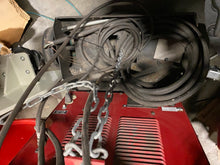 NICE LINCOLN SQUARE WAVE 275 TIG WELDER WITH TWEACO COOLANT PEDAL, TORCH CABLES