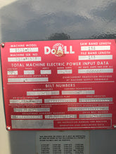 DOALL MODEL 2013-10 VERTICAL BAND SAW / 20" CAPACITY WITH BLADE WELDER