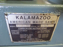 KALAMAZOO FS-350SA-SEMI AUTOMATIC COLD SAW W/ AIR -VISE AND FEED