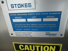 STOKES PENNWALT ROTARY TALBETING PRESS MACHINE - MODEL 900-328-2 / TABLET PRESS